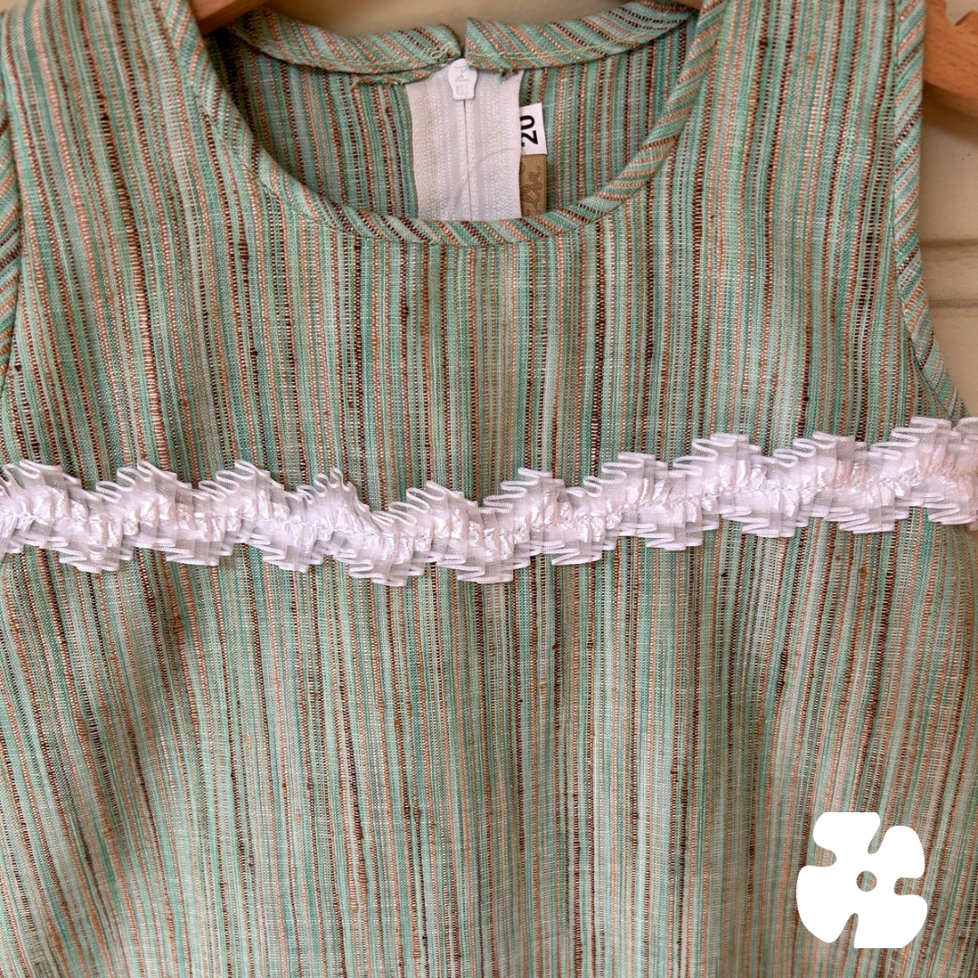 Green Christmas frock