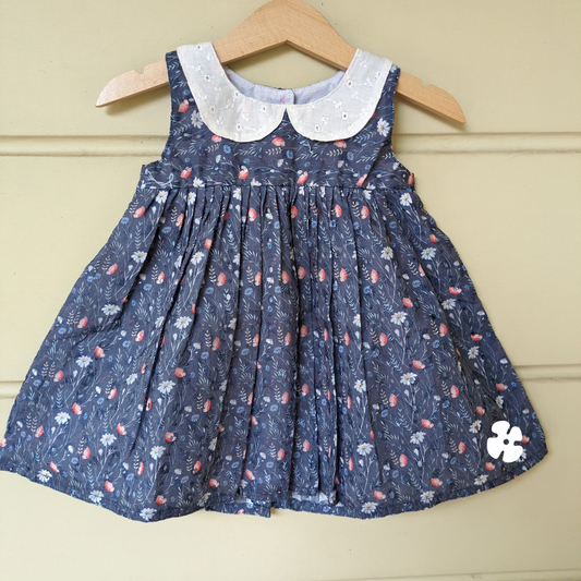 Peter pan collar frock