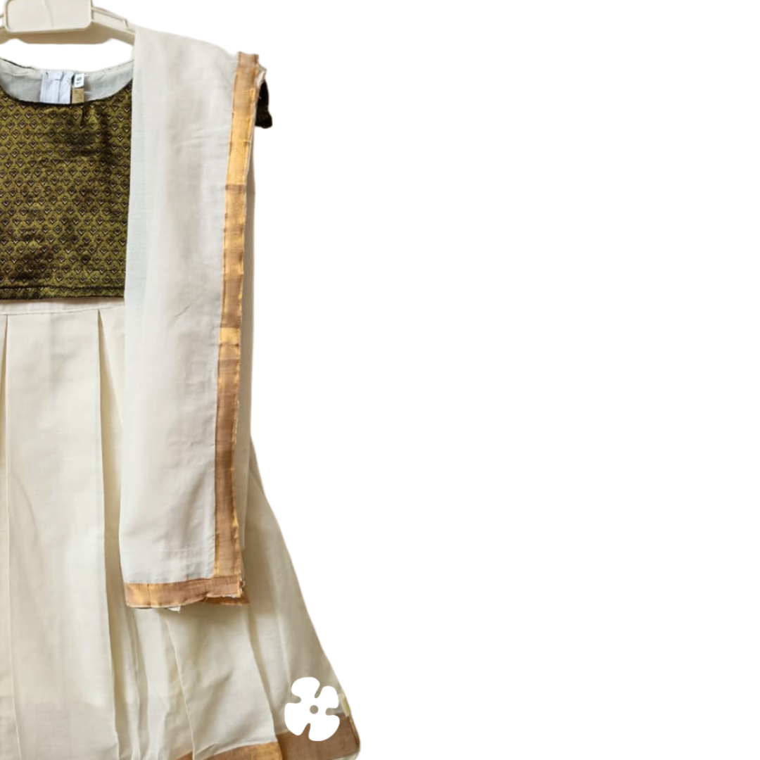 Skirt and top with dupatta