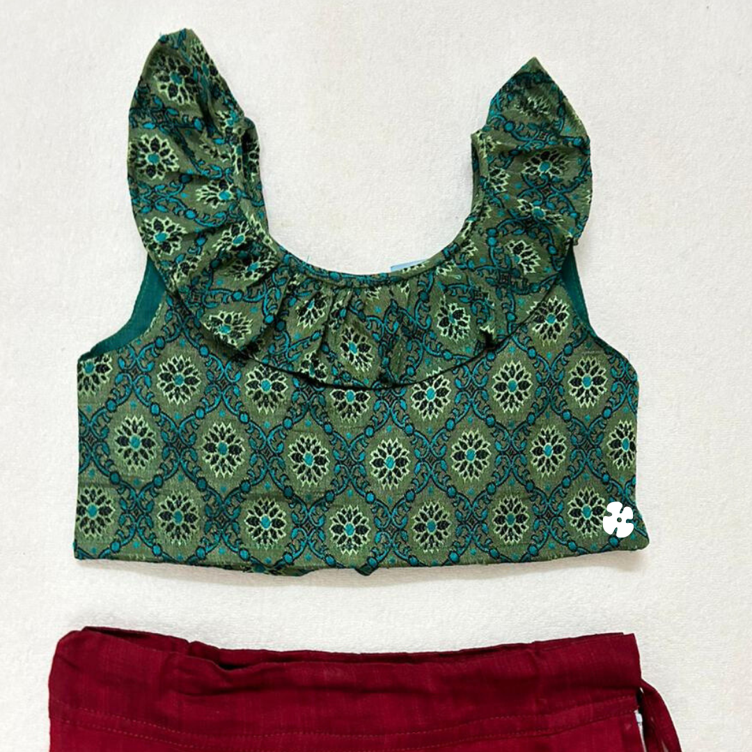 Ruffle top and skirt