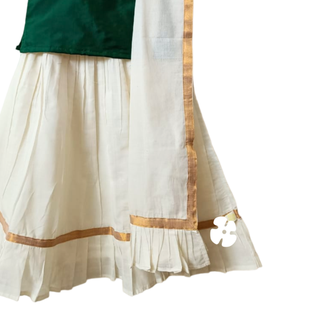 Gathered skirt and top