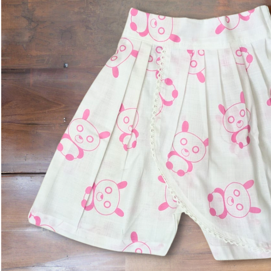Pink panda Skort