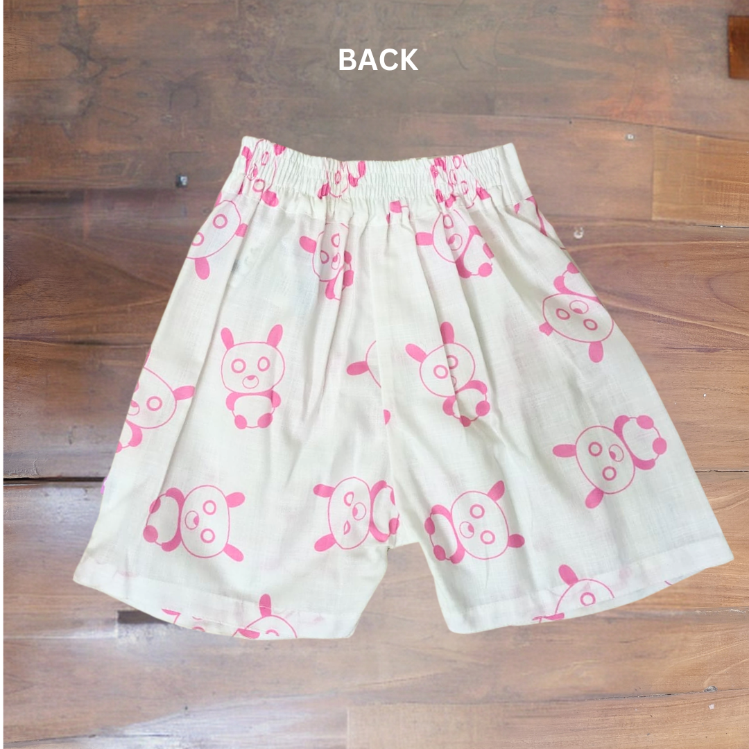 Pink panda Skort