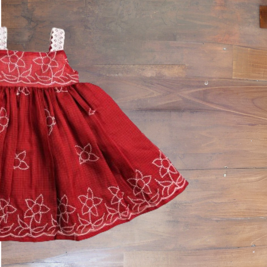 Little empire Christmas frock