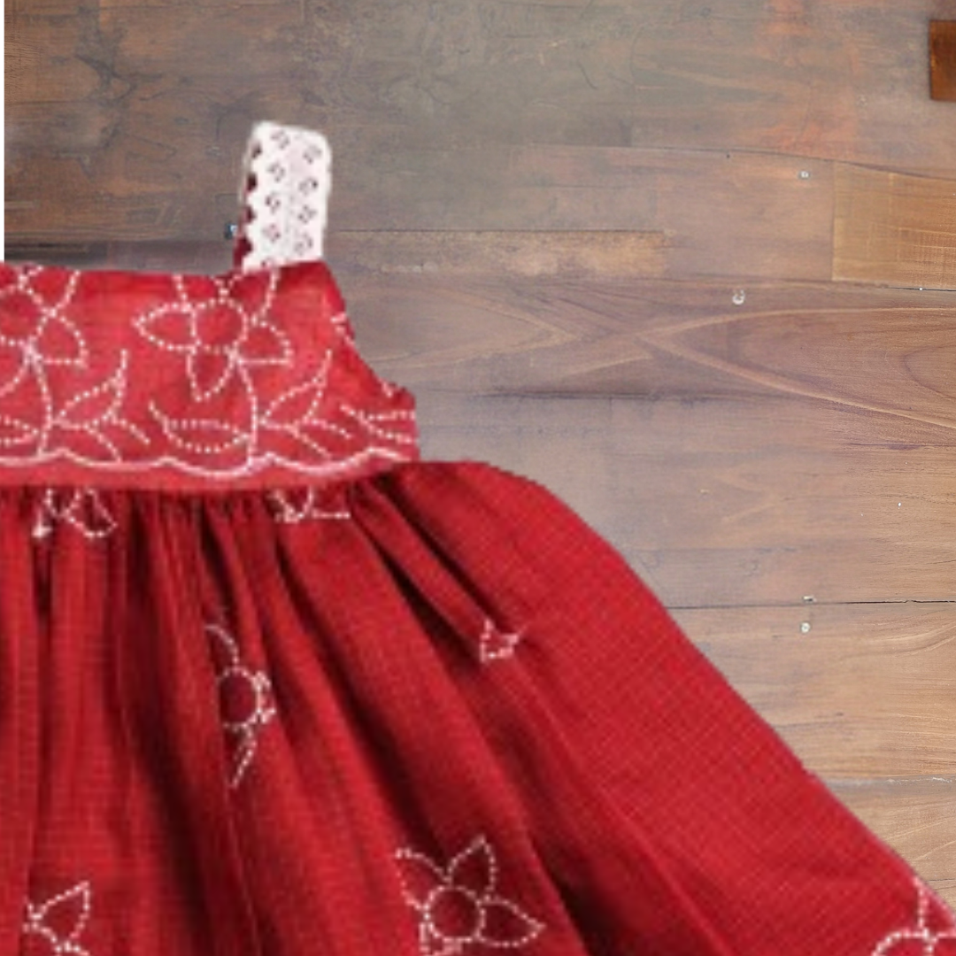 Little empire Christmas frock