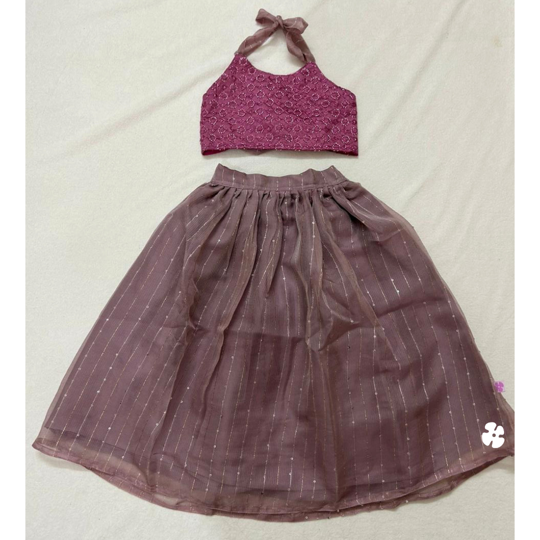 Net skirt and top