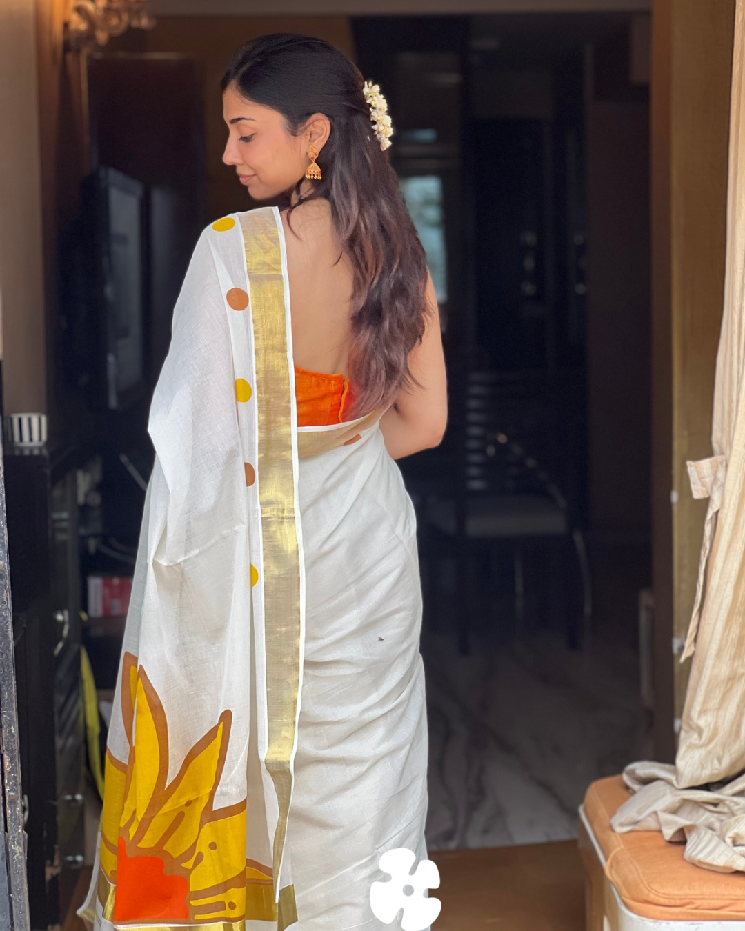 Sunflower saree