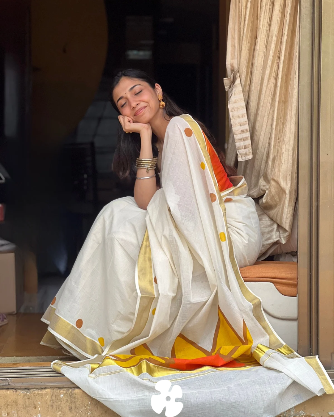 Sunflower saree