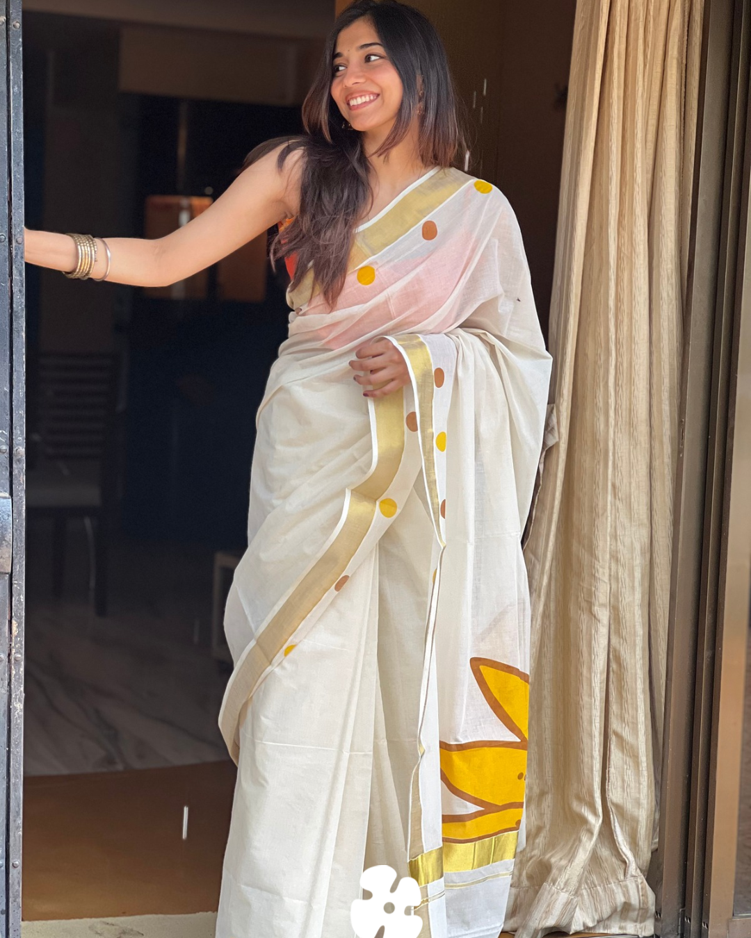 Sunflower saree