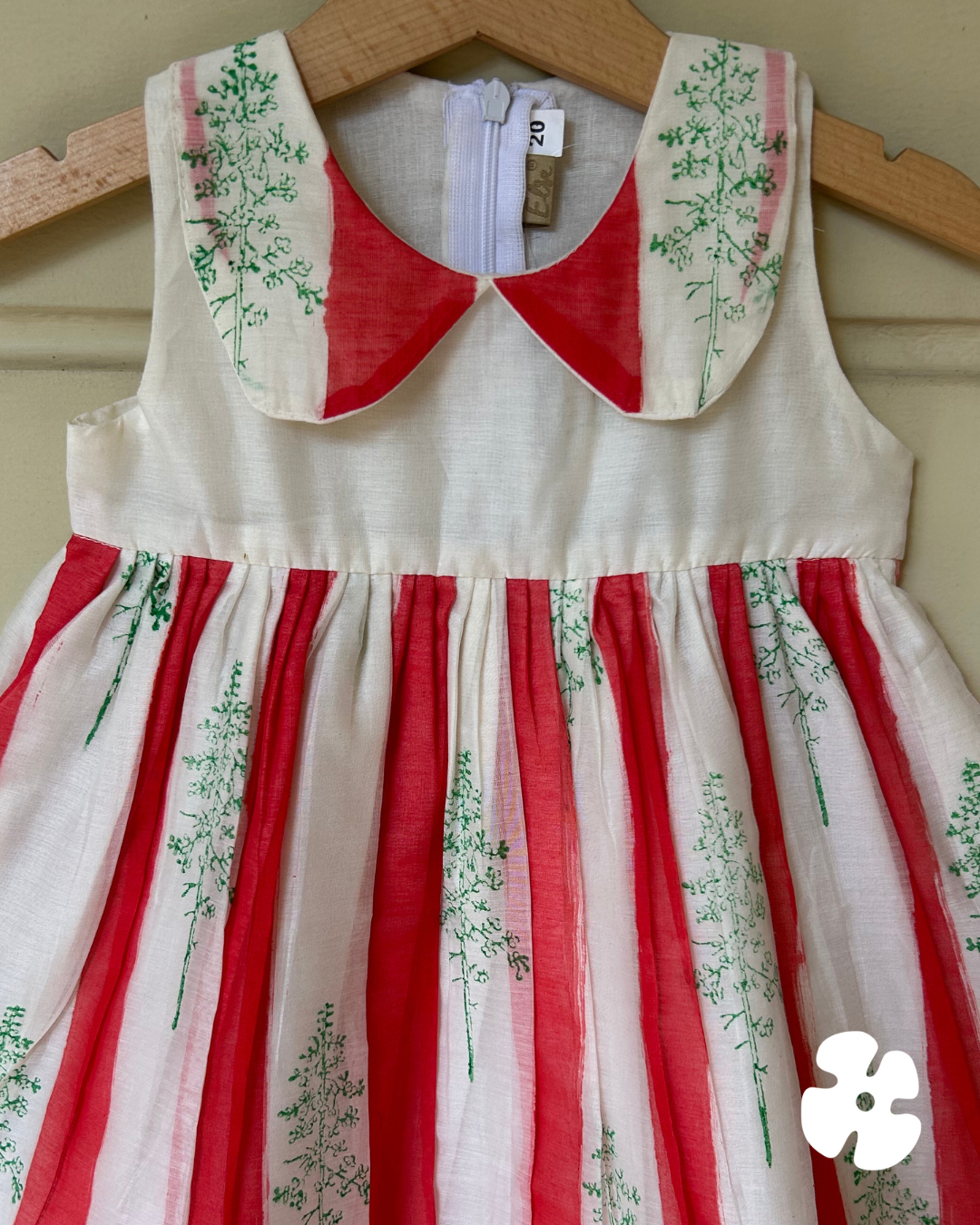 Candy stripe tree frock