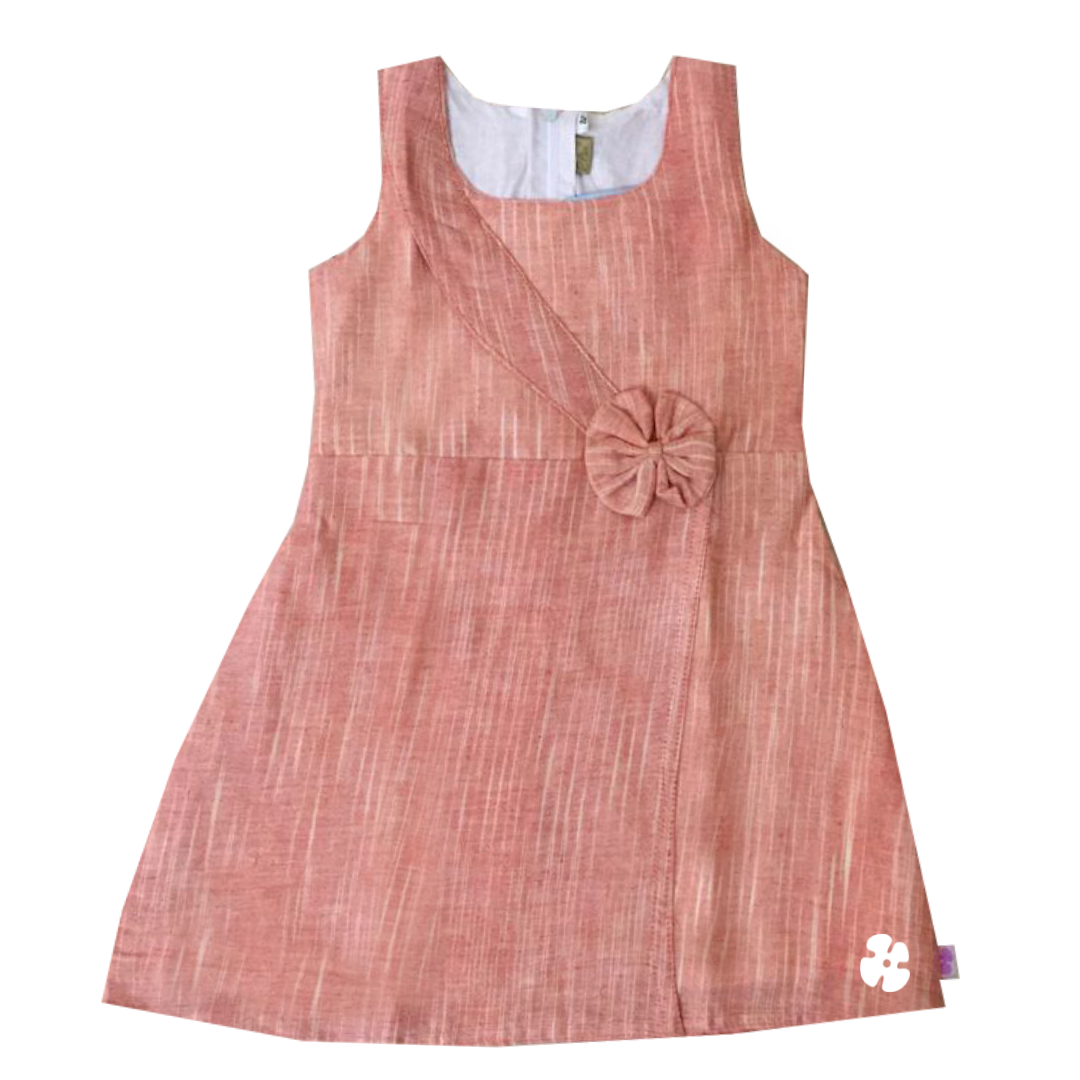 Orange A line frock
