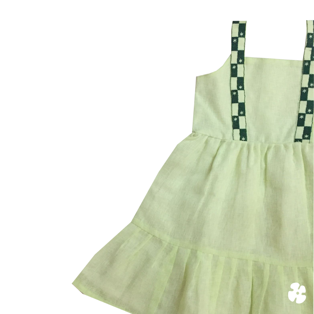 Green step frock
