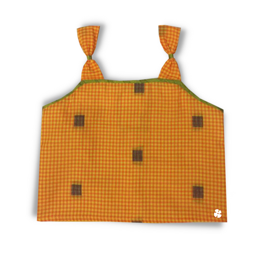 Gathered skirt with sleeve detailing