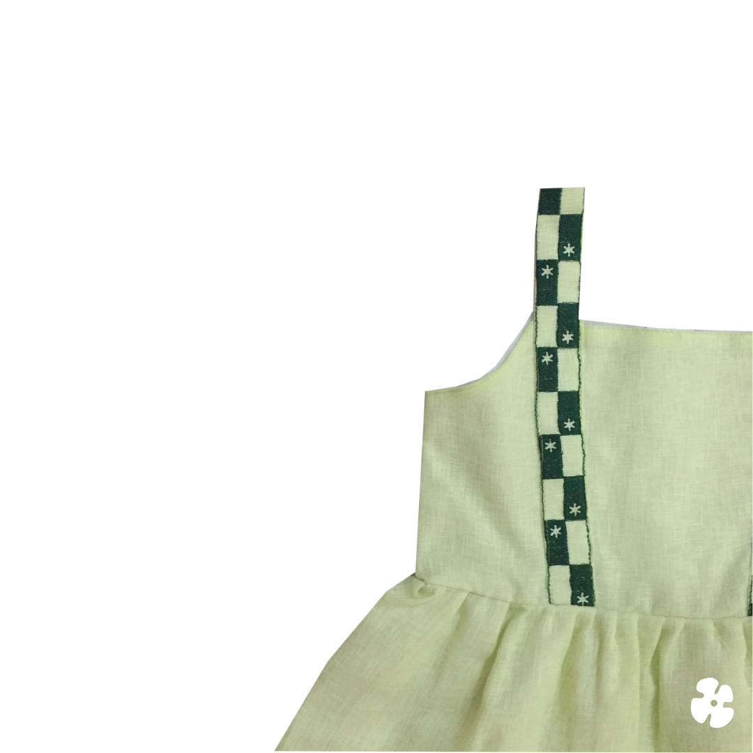 Green step frock