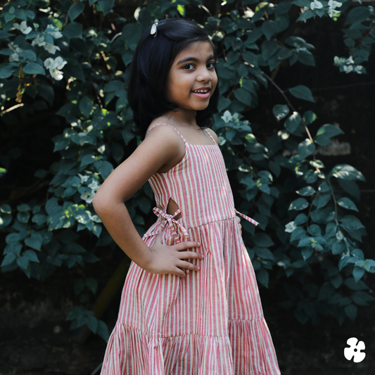 Side opening step frock