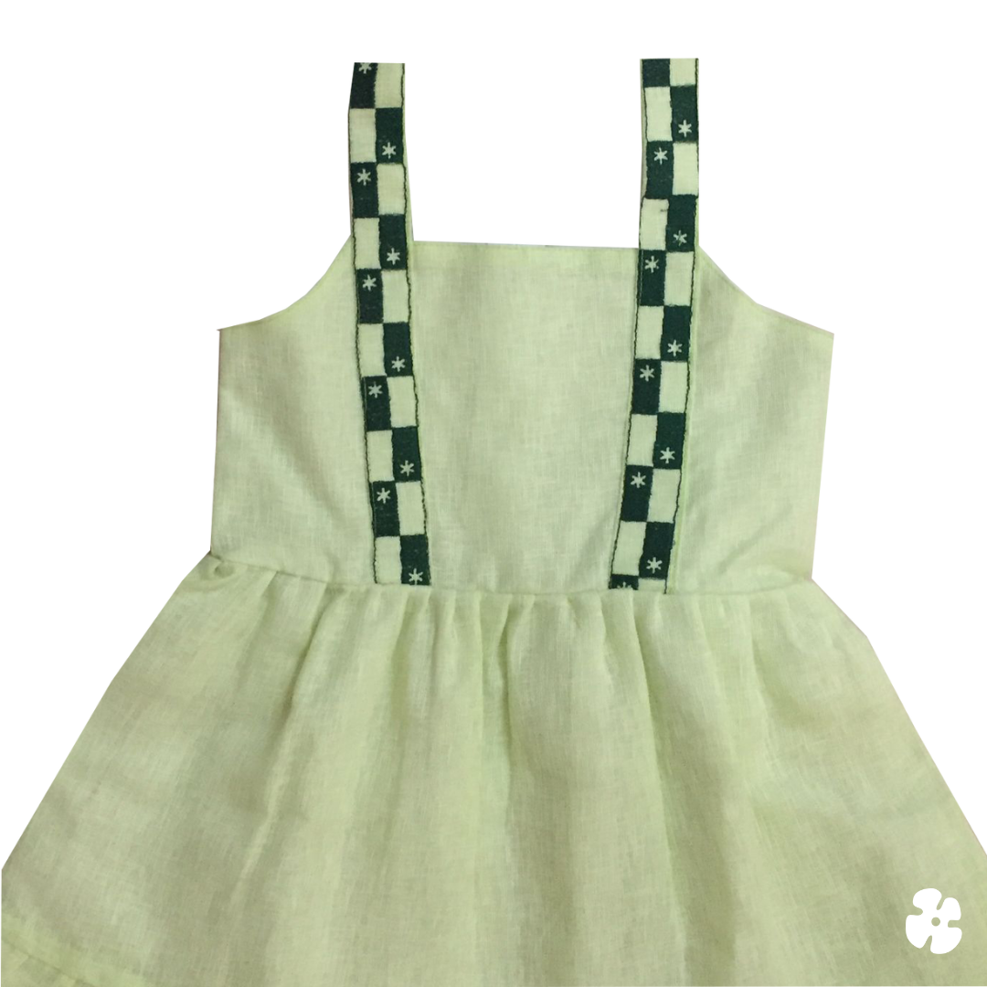 Green step frock