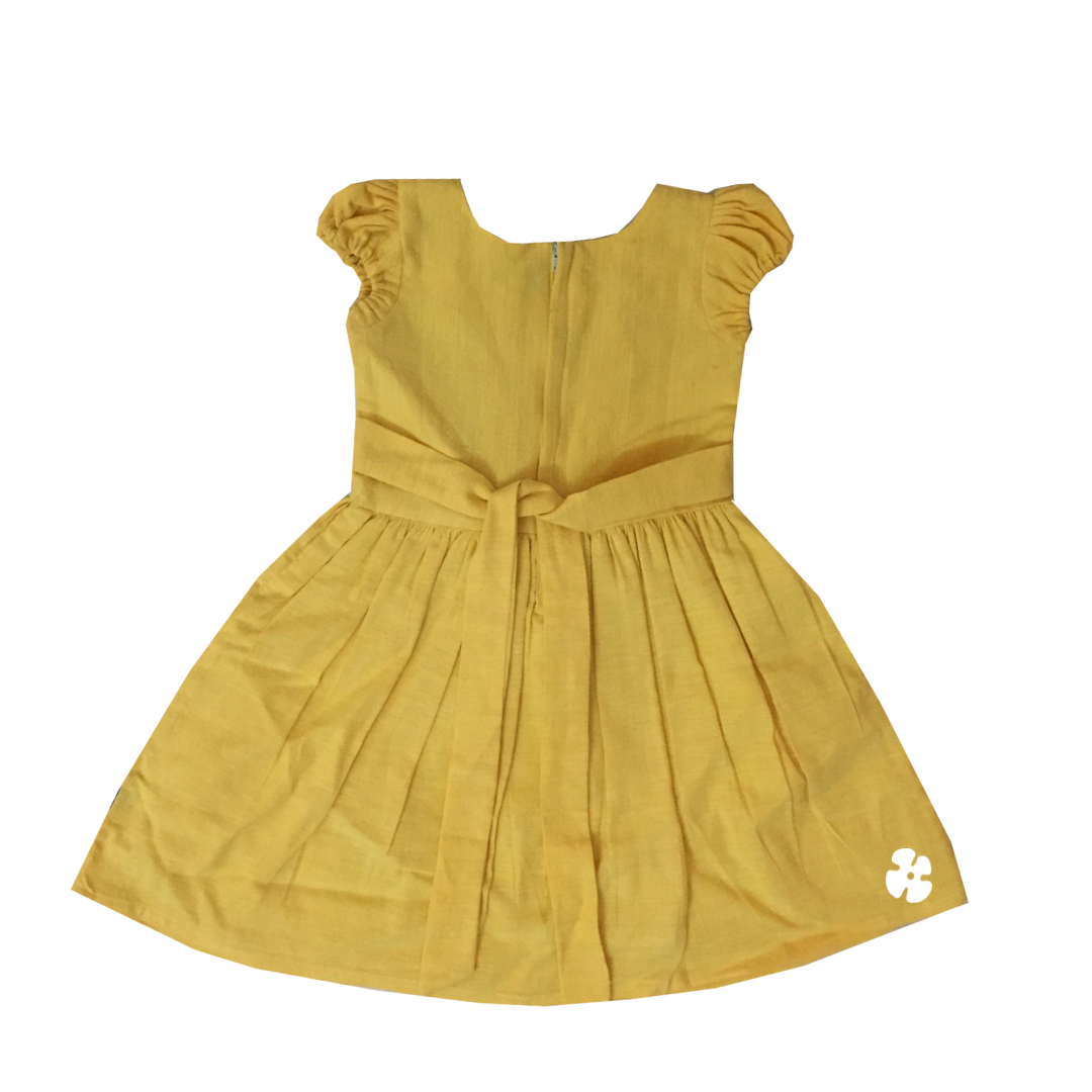 Yellow summer dress