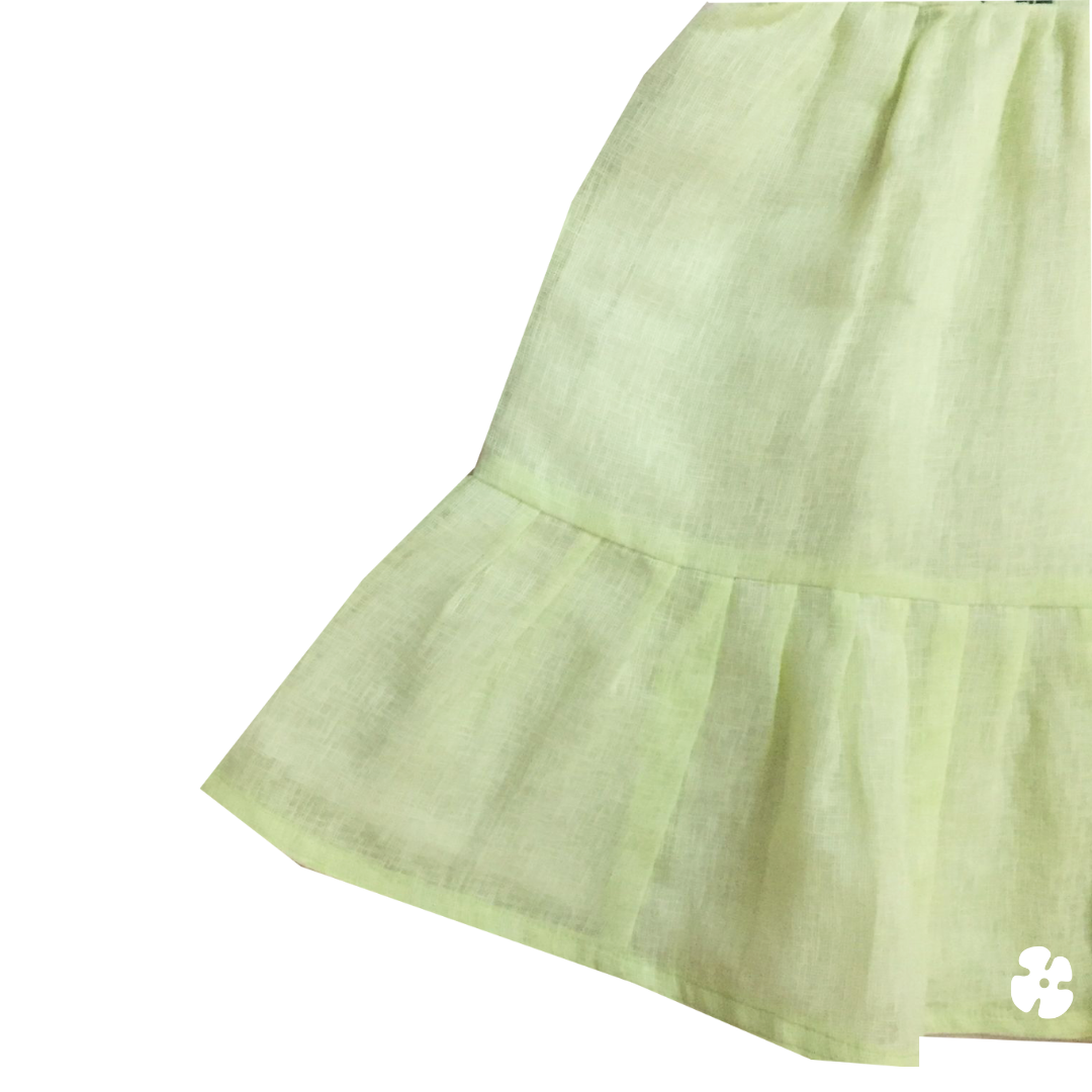 Green step frock