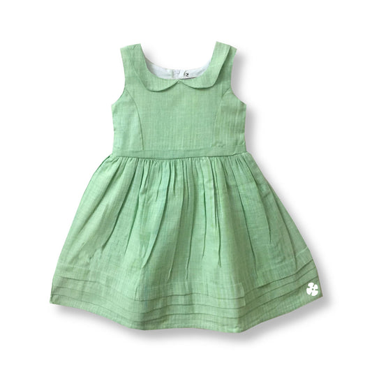 Fit and flare frock with collar