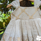 Gold n White Sharara Suit