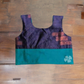 Blue sleeveless pattupavada