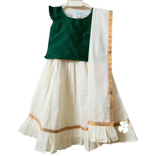 Gathered skirt and top