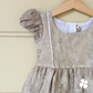 Puff sleeve fit and flare frock