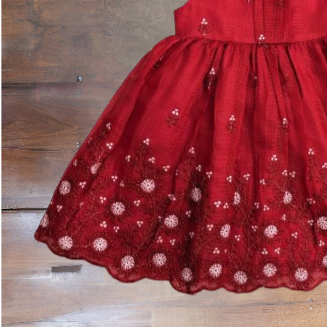 Childrens Girls Elegant New Years Oriental Style Qipao Red Gold Dress Gown  ZG | eBay
