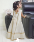 Onam skirt and top with shawl