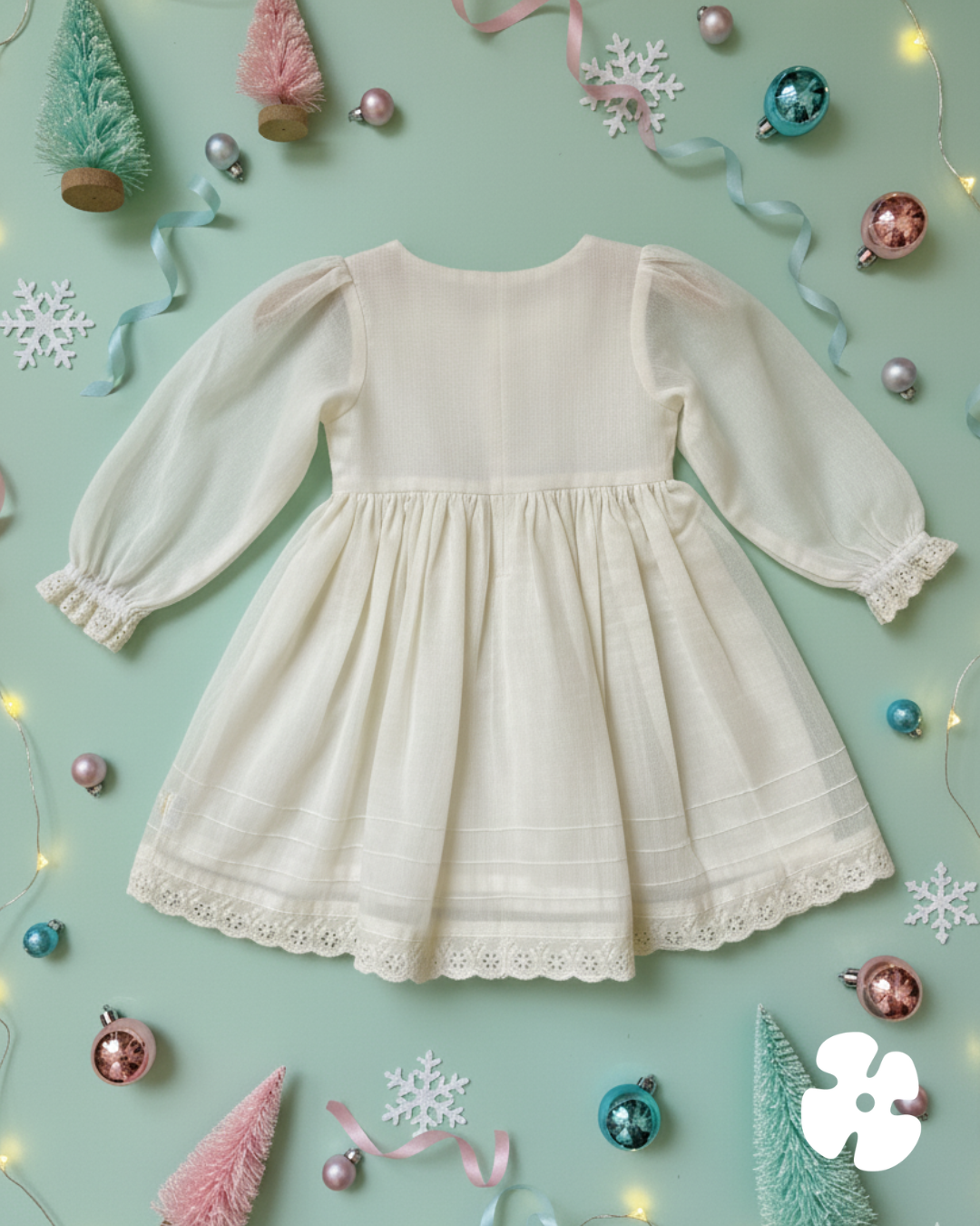 Mistletoe collar frock