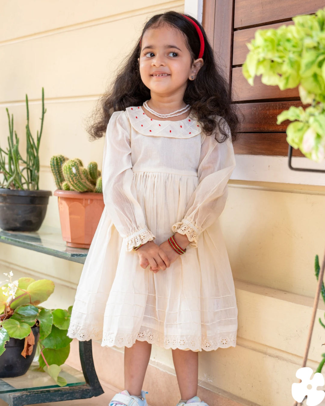 Mistletoe collar frock