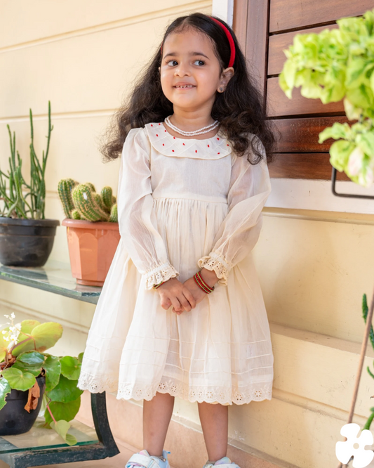 Mistletoe collar frock