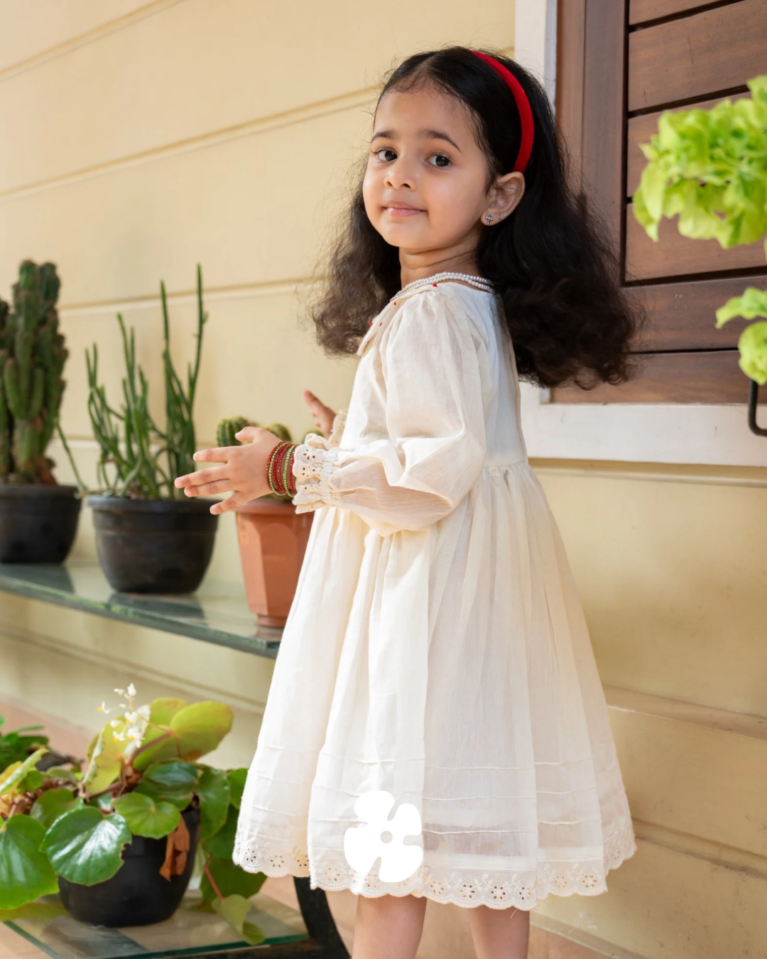 Mistletoe collar frock