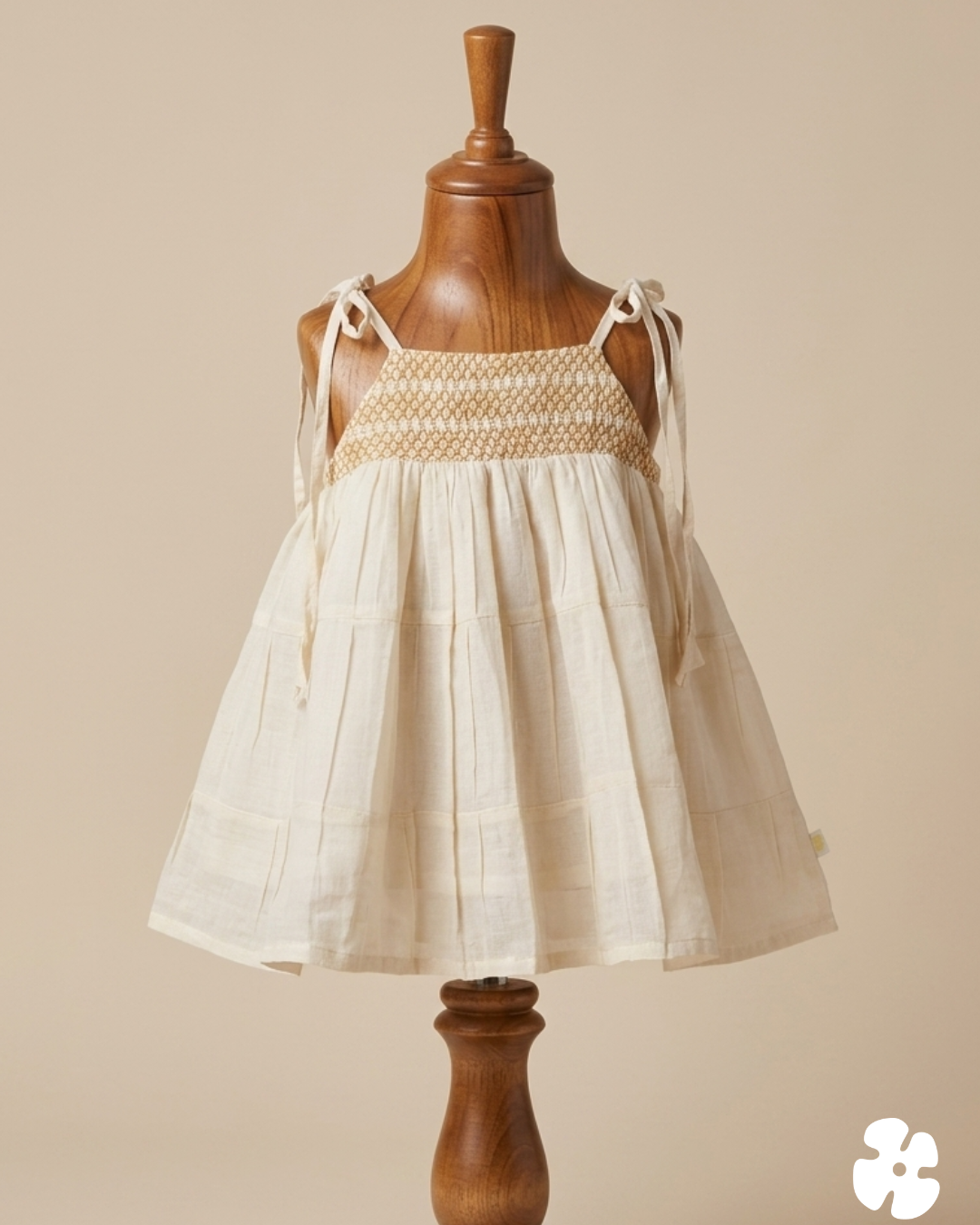 Smocked frock, Onam frock, Cotton frocks, Kerala Frock, Onam skirt