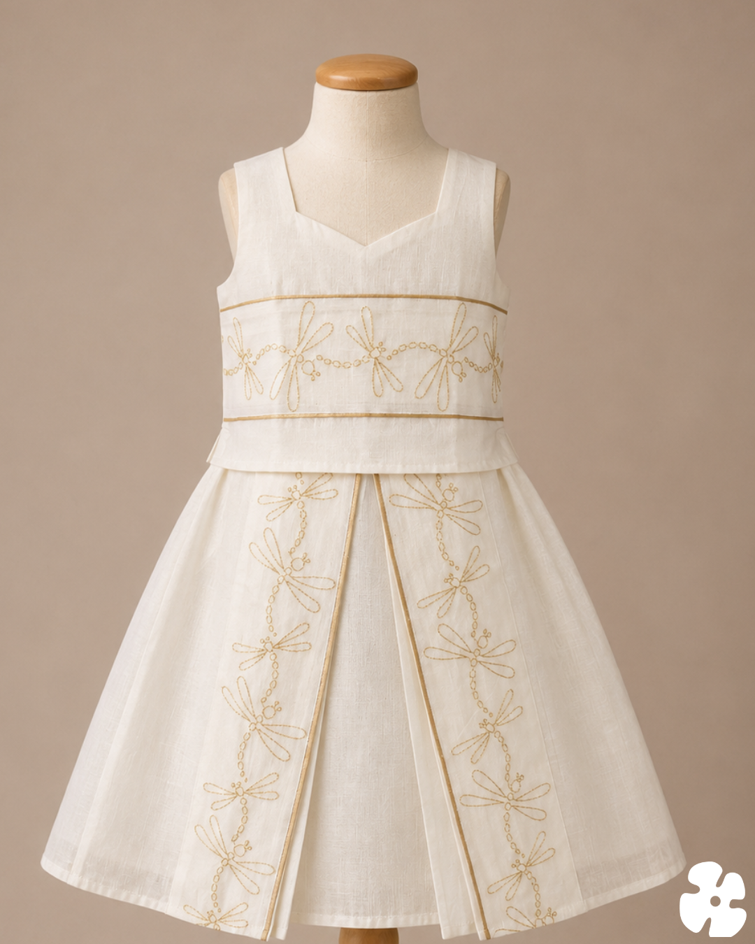 Onam Skirt and Top, Embroidered skirt and top, onam dress, onam collection, cotton skirt