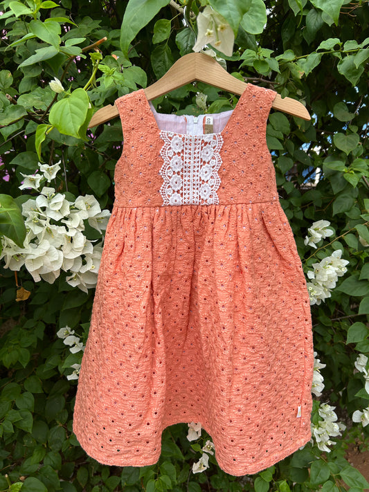 The Orange Hakoba Dress