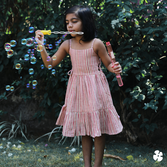 Side opening step frock