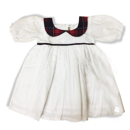Simple white frock