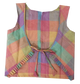 Box pleat skirt and princess cut top