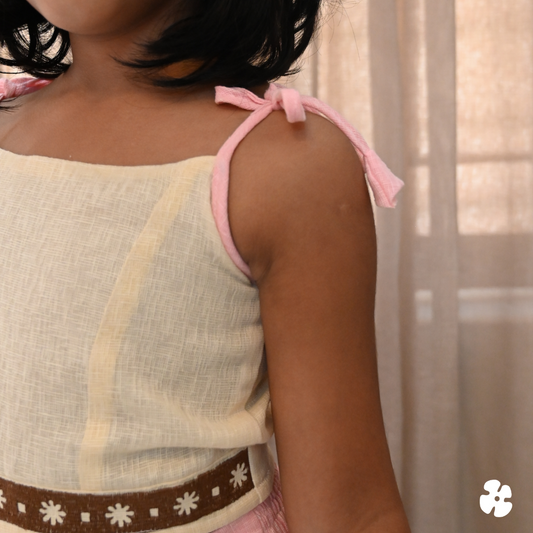 Embroidery skirt and top