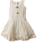 Box pleat frock with pipping